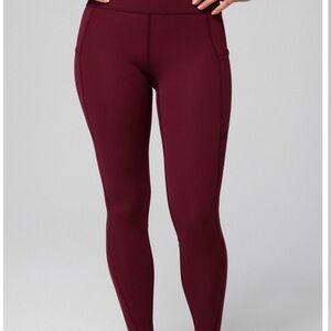Fabletics Oasis PureLuxe High-Waisted Legging|Merlot|XXL/1X